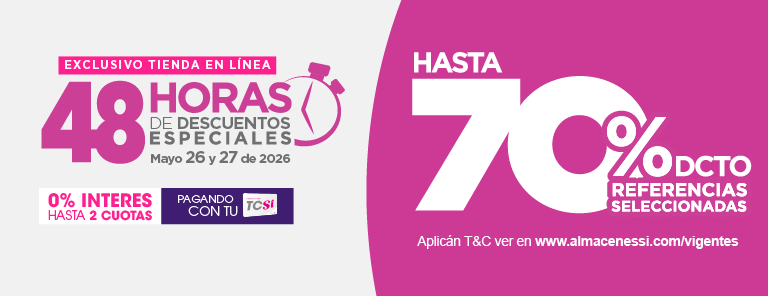 48 horas de descuento- Almacenes Si