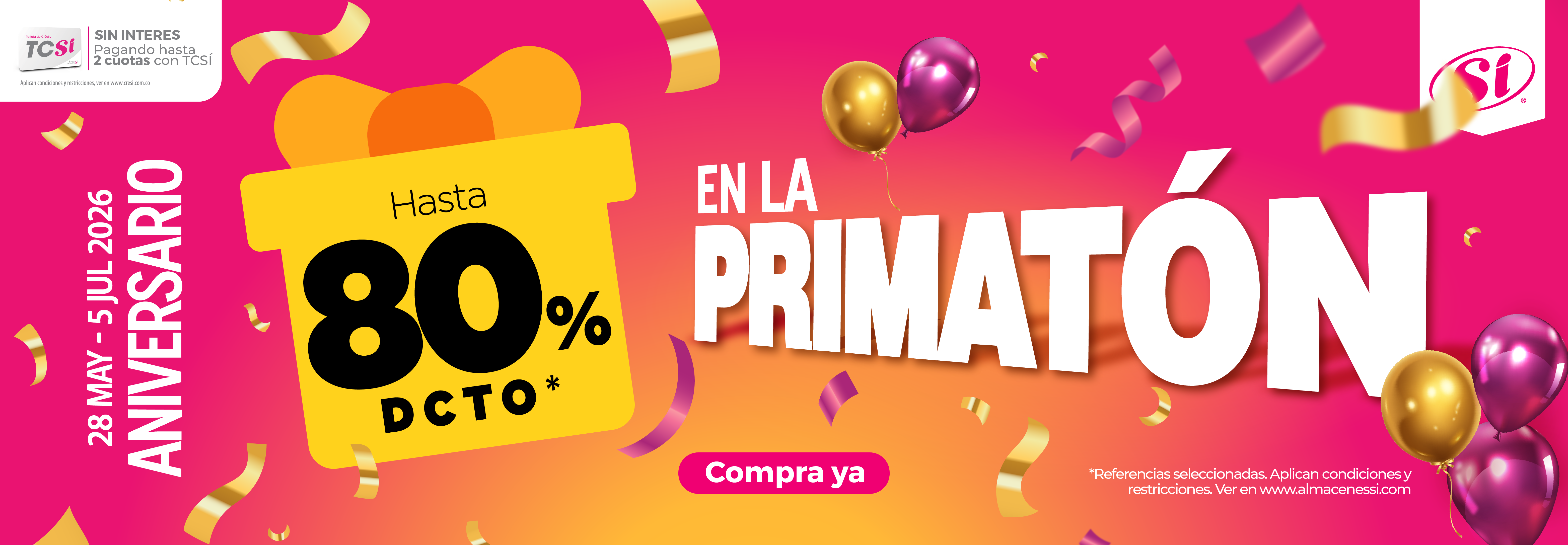 -Aniversario- Almacenes SI