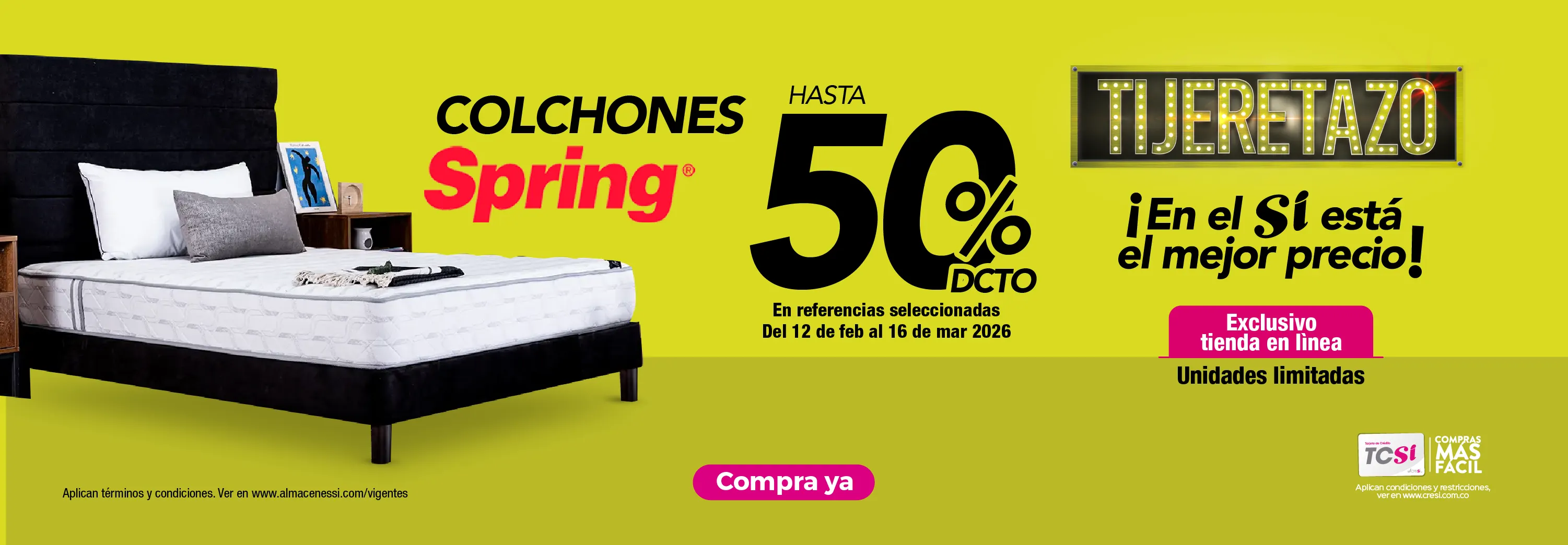 Colchones Spring - Almacenes SI