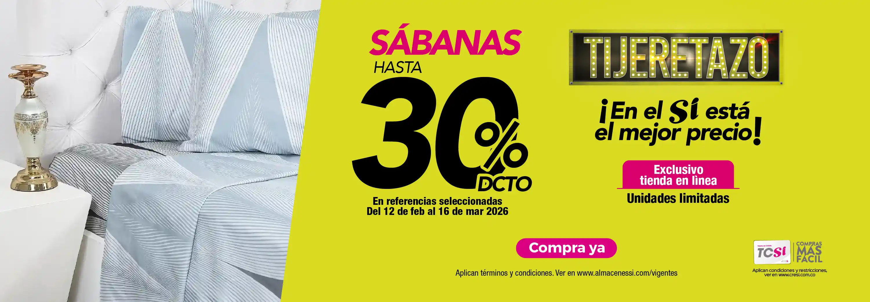 Sábanas - Almacenes SI