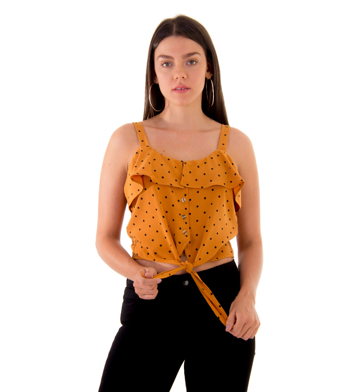 blusa tiras
