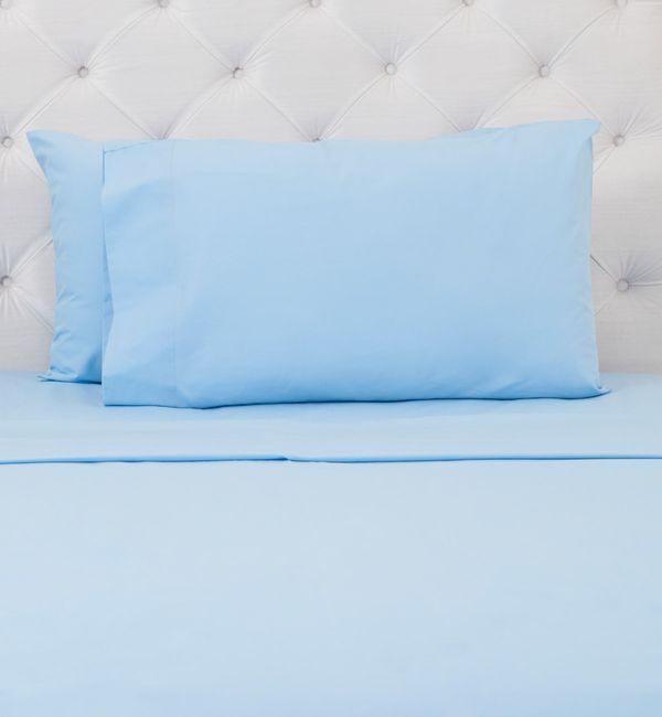 Juego de sábanas SIRA de Paseva  Lanovenanube Colores Azul medidas  generales 80 cm