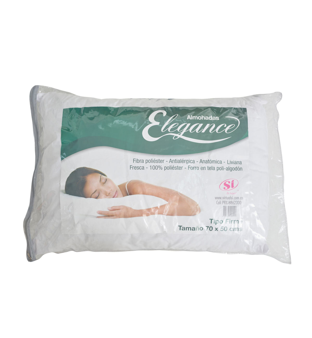 Almohada Firme Elegance Verde almacenessi