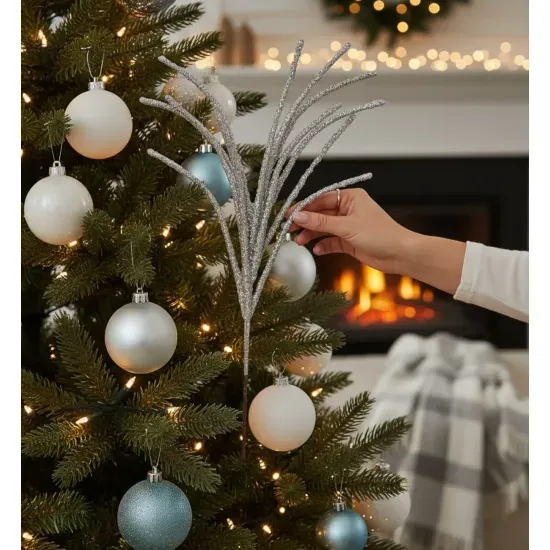 hogar-navidad-rama-decorativa-plata_2