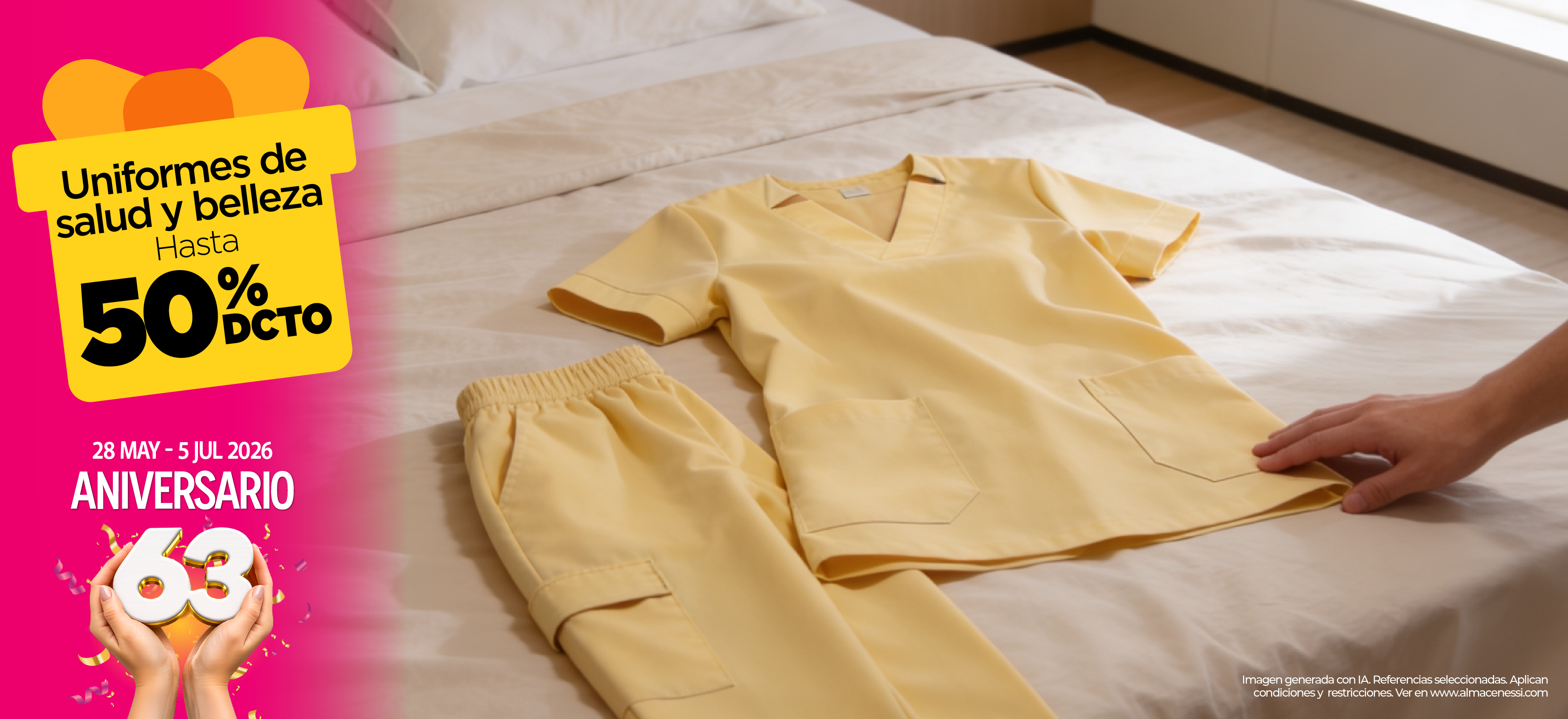 Uniformes-salud-belleza  y estetica - Almacenes Sí