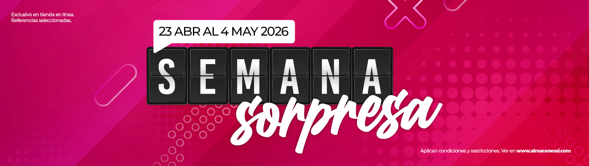 Semana Sopresa- Almacenes Si