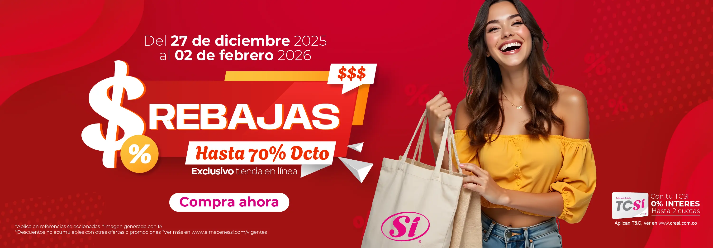 REBAJAS- Almacenes Si