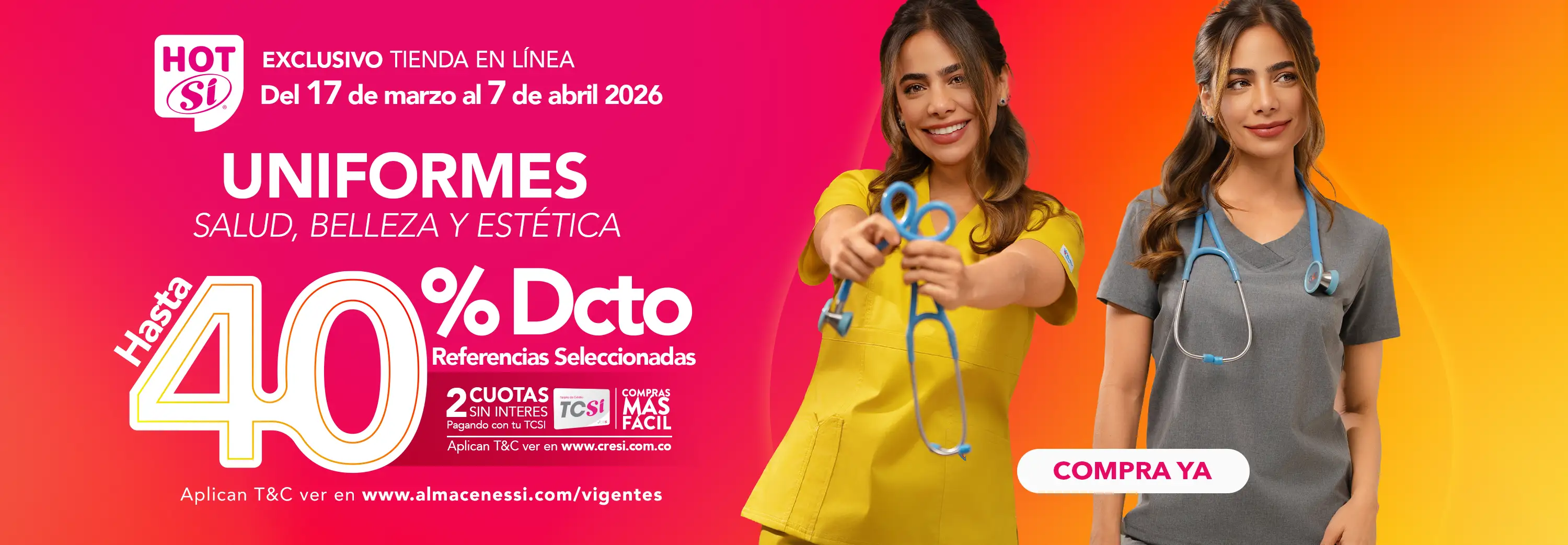 Uniformes de salud belleza y bienestar - Almacenes SI