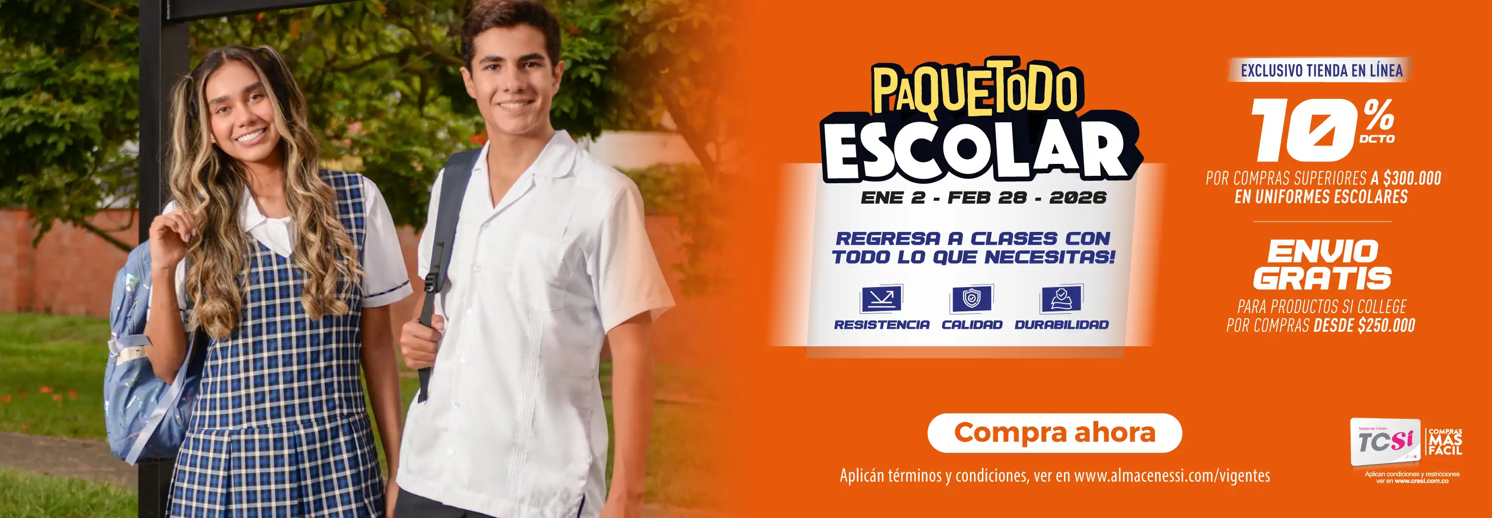 Temporada escolar- Almacenes Si