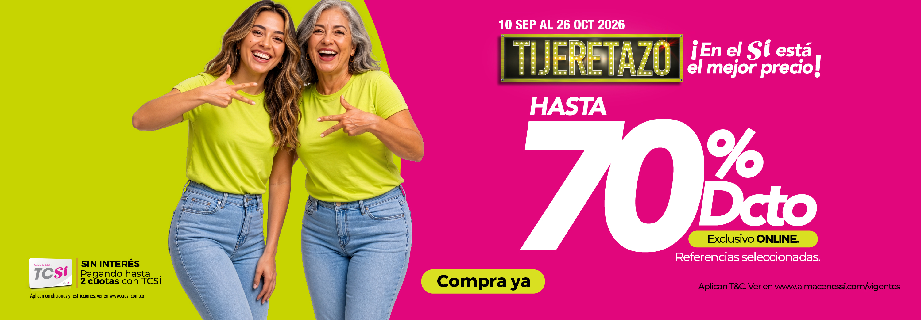 Tijeretazo - Almacenes SI