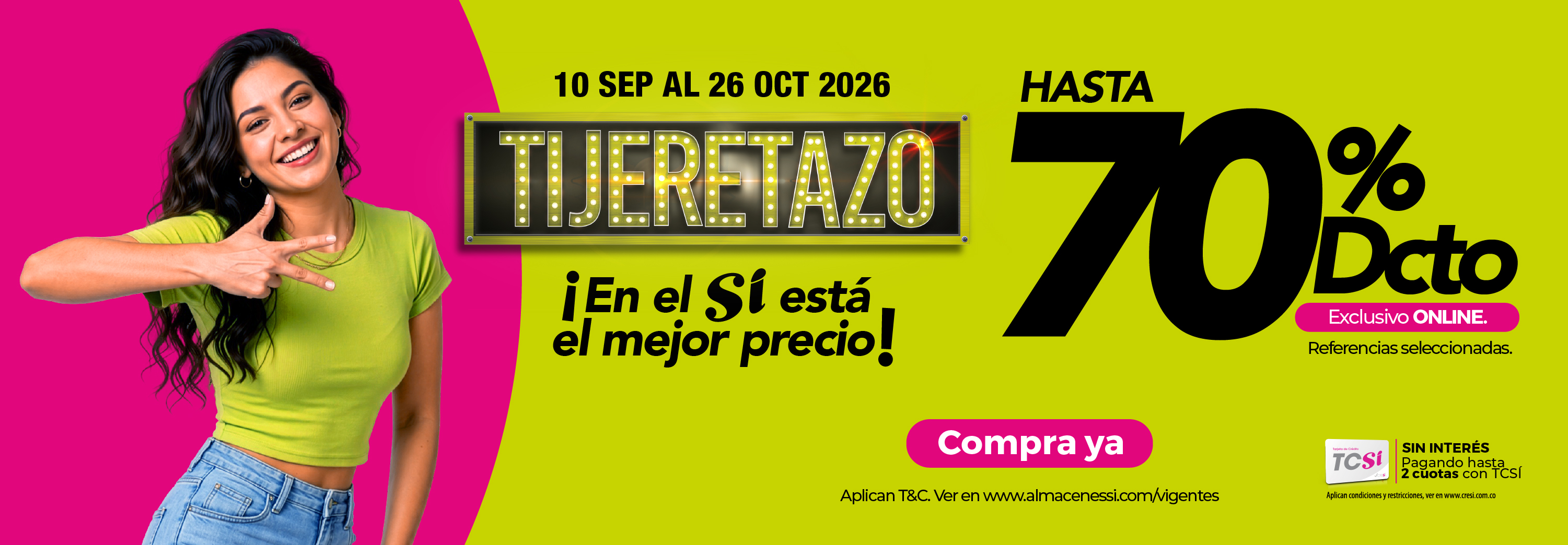 Tijeretazo - Almacenes SI